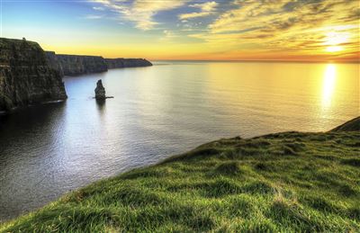 Sonnenuntergang an den Cliffs of Moher